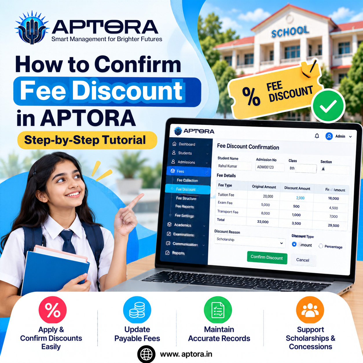 How to Confirm Fee Discount in APTORA – Step-by-Step Tutorial